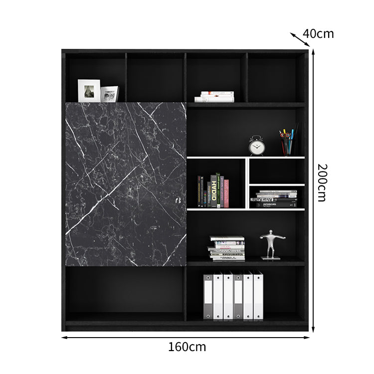 オープン収納 大理石調 エグゼクティブデスク 役員デスク 役員デスク 社長室 社長机 木目 高級感 エレガント カスタマイズ可能 LBZ-T011