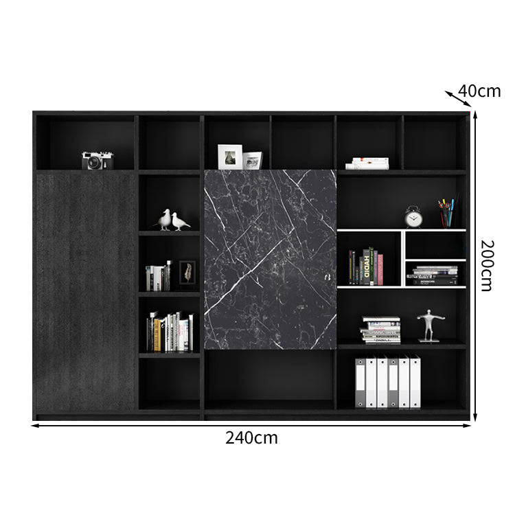 オープン収納 大理石調 エグゼクティブデスク 役員デスク 役員デスク 社長室 社長机 木目 高級感 エレガント カスタマイズ可能 LBZ-T011