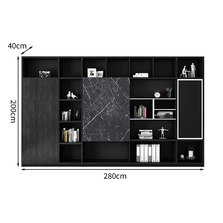 オープン収納 大理石調 エグゼクティブデスク 役員デスク 役員デスク 社長室 社長机 木目 高級感 エレガント カスタマイズ可能 LBZ-T011