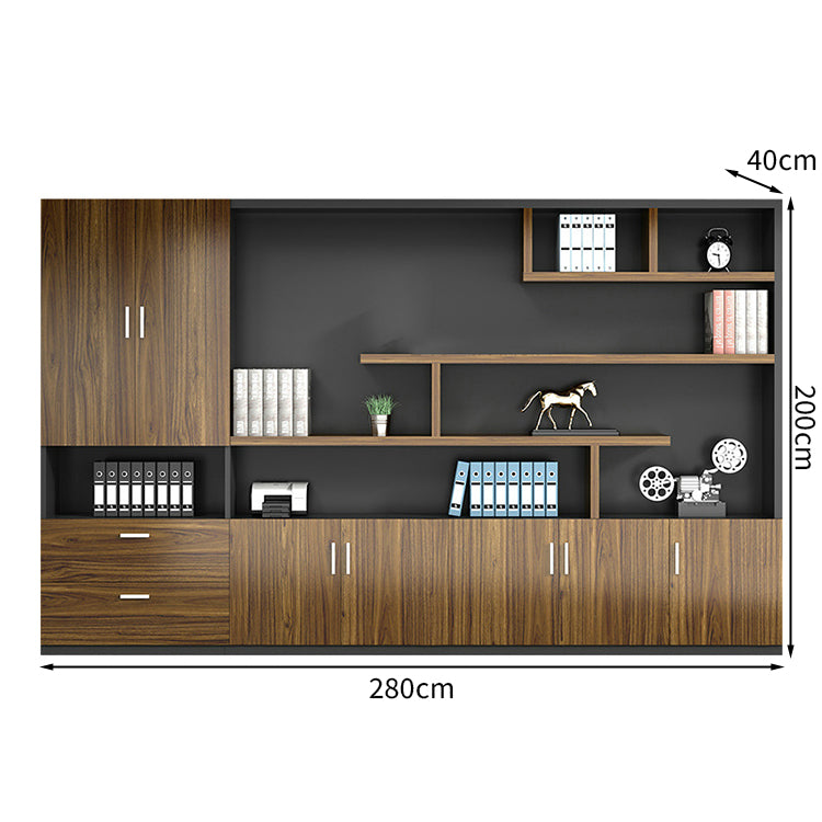 大容量 サイドキャビネット エグゼクティブデスク 社長机 役員室 法人 ダイヤル錠 配線孔 木目調 穏やか 重厚感 カスタマイズ可能 LBZ-T001