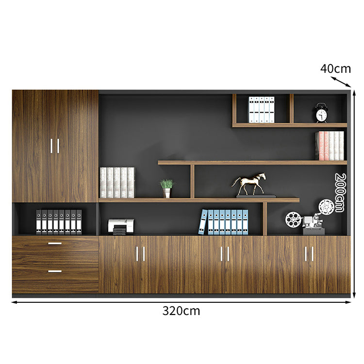 大容量 サイドキャビネット エグゼクティブデスク 社長机 役員室 法人 ダイヤル錠 配線孔 木目調 穏やか 重厚感 カスタマイズ可能 LBZ-T001