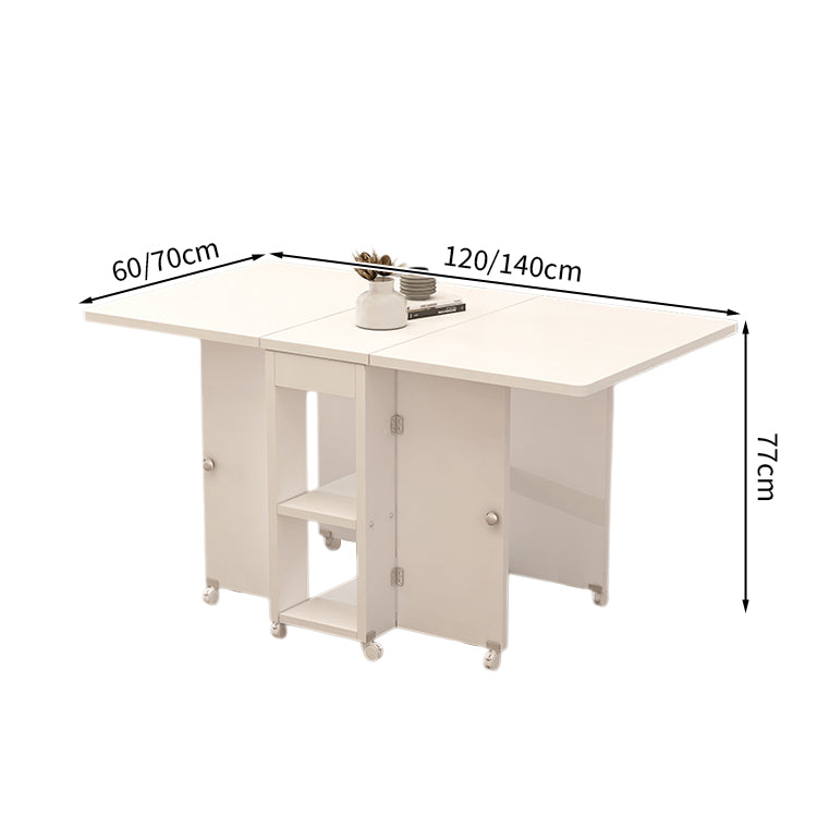 ダイニングテーブル 多目的 メラミン化粧板 無臭 広々とした天板 R加工 オープン収納 分類収納 CZ-T050