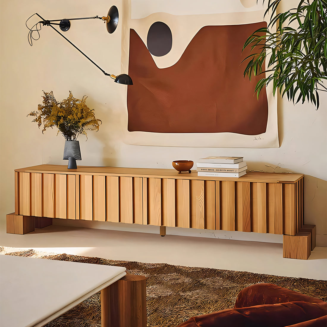 テレビボード テレビ台 TVボード 天然木 オーク材 耐荷重 扉付き収納 大容量 分類収納 木目調 シンプル DSG-T022