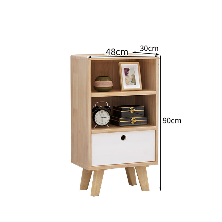 テレビ台 テレビボード TVボード シンプル 分類収納 引き出し 扉付き収納 オープン収納 R加工 パイン材 天然木 配線孔付き DSG-T037