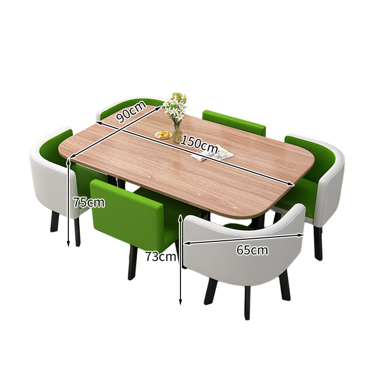 ミーティングテーブル 会議テーブル 洗練 シンプル 金属製脚 焼付ワニス メラミン化粧板 エコ素材 カスタマイズ可能 HYZ-T116