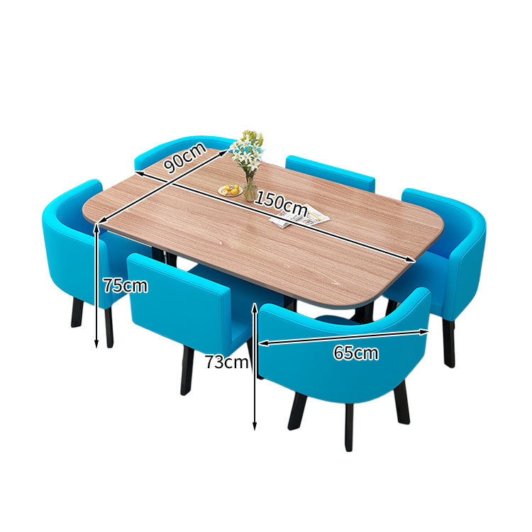 ミーティングテーブル 会議テーブル 洗練 シンプル 金属製脚 焼付ワニス メラミン化粧板 エコ素材 カスタマイズ可能 HYZ-T116