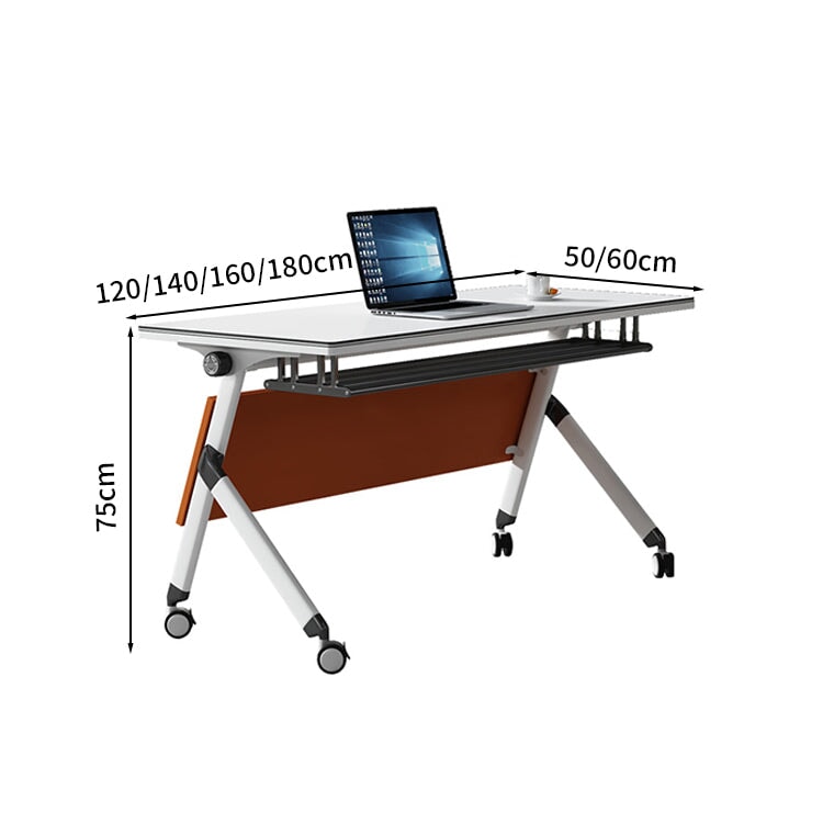 エコ素材 スタッキング収納 幕板 デスク オフィスデスク 学習机 研修机 シンプルモダン カスタマイズ可能 XXZ-T003 tomokagu