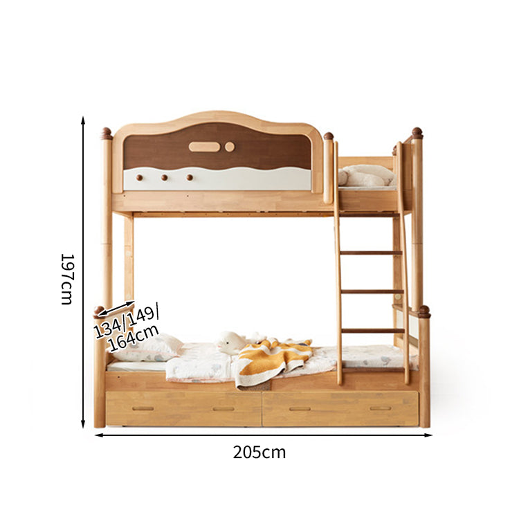 水性塗料 パームマットレス 二段ベッド はしご モダン 引き出し 天然木 落下防止ガード オシャレ SCC-T005