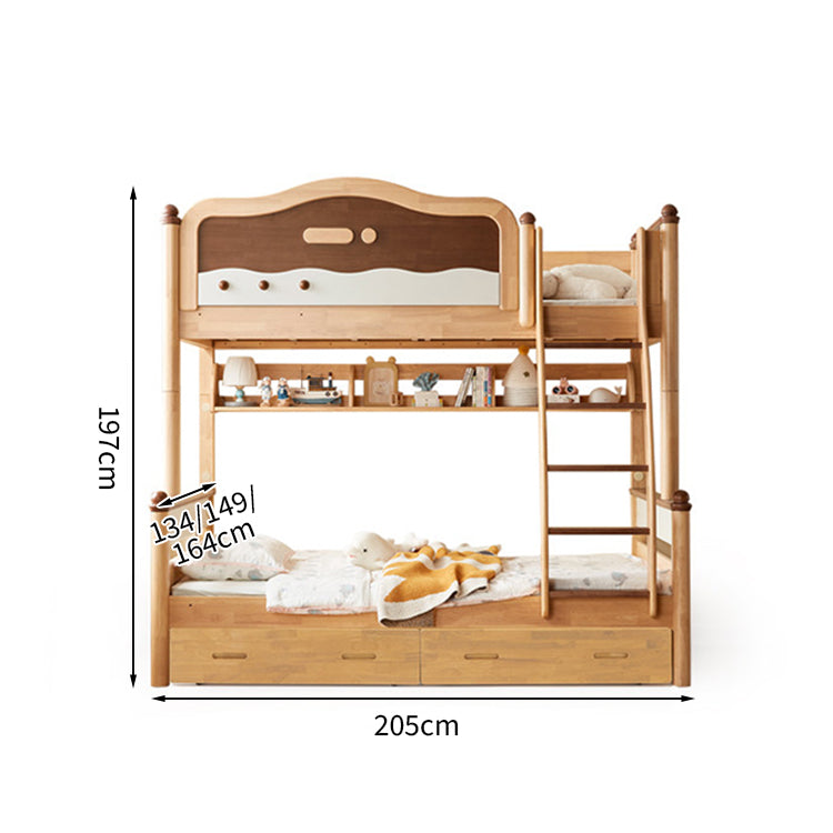 水性塗料 パームマットレス 二段ベッド はしご モダン 引き出し 天然木 落下防止ガード オシャレ SCC-T005
