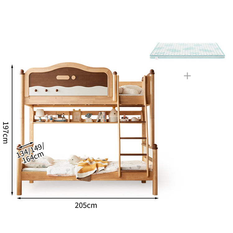 水性塗料 パームマットレス 二段ベッド はしご モダン 引き出し 天然木 落下防止ガード オシャレ SCC-T005