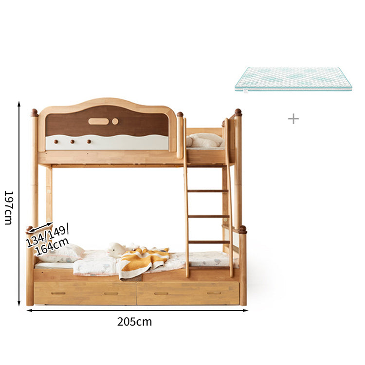 水性塗料 パームマットレス 二段ベッド はしご モダン 引き出し 天然木 落下防止ガード オシャレ SCC-T005