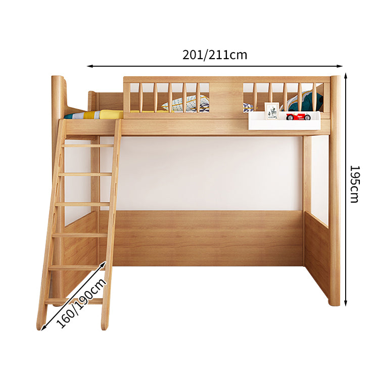 オシャレ モダン シック 二段ベッド ベッド パーム 木目調 大容量 分類収納 ブナ メラミン化粧板 無毒無臭 SCC-T011