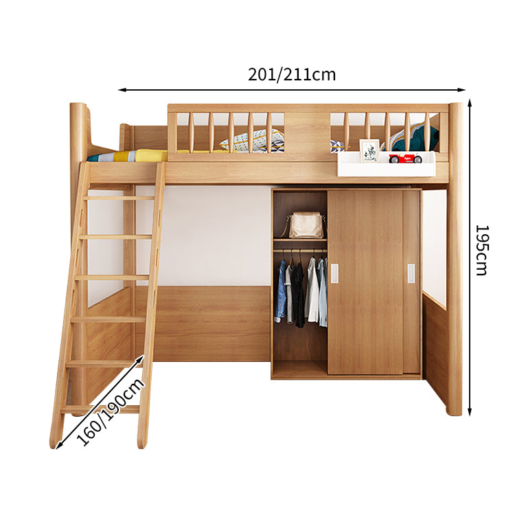 オシャレ モダン シック 二段ベッド ベッド パーム 木目調 大容量 分類収納 ブナ メラミン化粧板 無毒無臭 SCC-T011