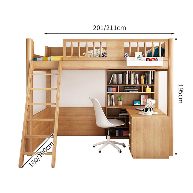 オシャレ モダン シック 二段ベッド ベッド パーム 木目調 大容量 分類収納 ブナ メラミン化粧板 無毒無臭 SCC-T011