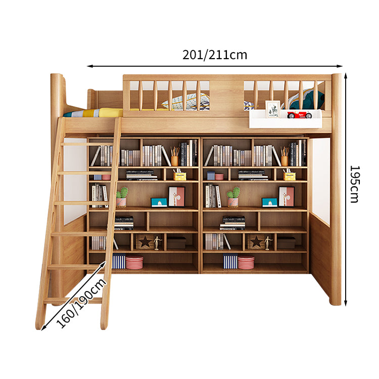 オシャレ モダン シック 二段ベッド ベッド パーム 木目調 大容量 分類収納 ブナ メラミン化粧板 無毒無臭 SCC-T011