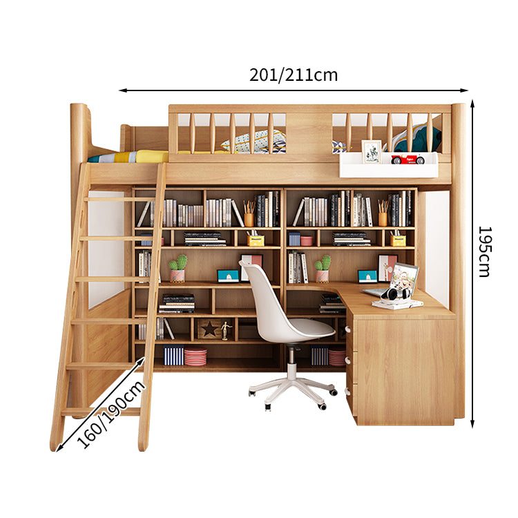 オシャレ モダン シック 二段ベッド ベッド パーム 木目調 大容量 分類収納 ブナ メラミン化粧板 無毒無臭 SCC-T011