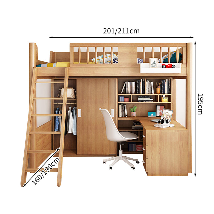 オシャレ モダン シック 二段ベッド ベッド パーム 木目調 大容量 分類収納 ブナ メラミン化粧板 無毒無臭 SCC-T011