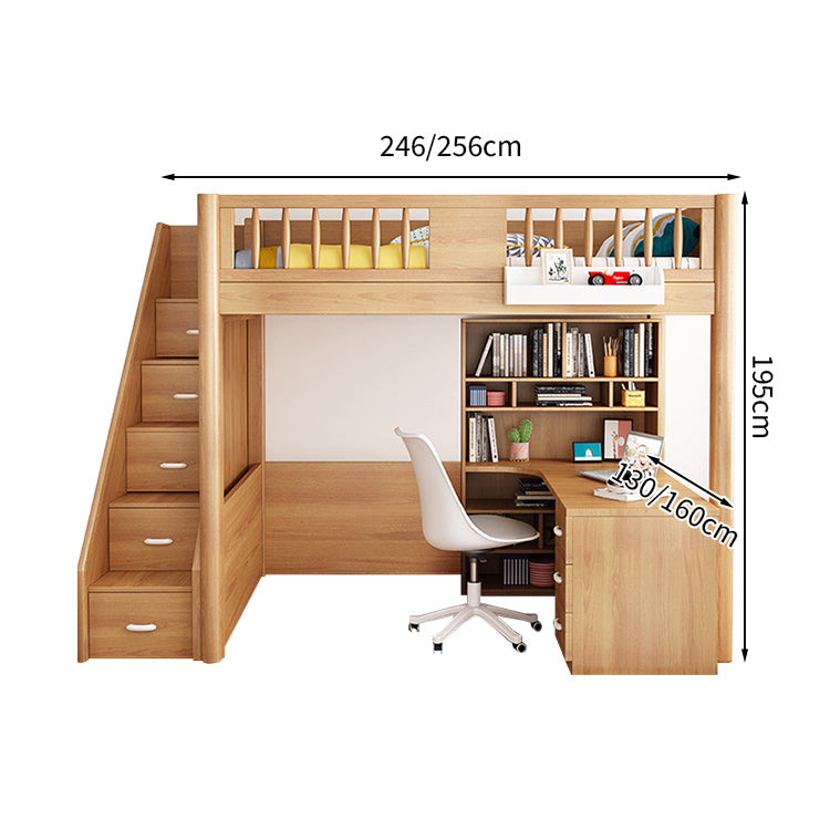 オシャレ モダン シック 二段ベッド ベッド パーム 木目調 大容量 分類収納 ブナ メラミン化粧板 無毒無臭 SCC-T011