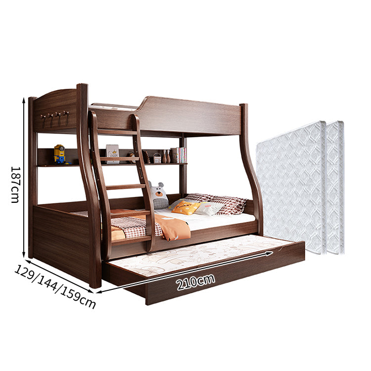 ガード パームマットレス スライドベッド付き 引き出し 二段ベッド  おしゃれ はしご 天然木 SCC-T016