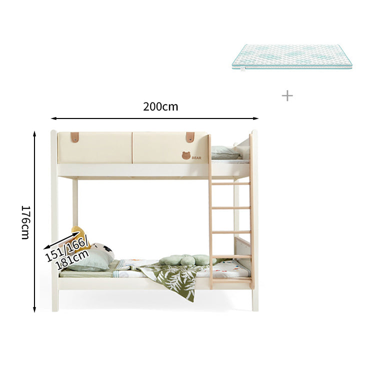 落下防止ガード 頑丈 二段ベッド はしご メラミン化粧板 モダン おしゃれ ベージュ SCC-T022