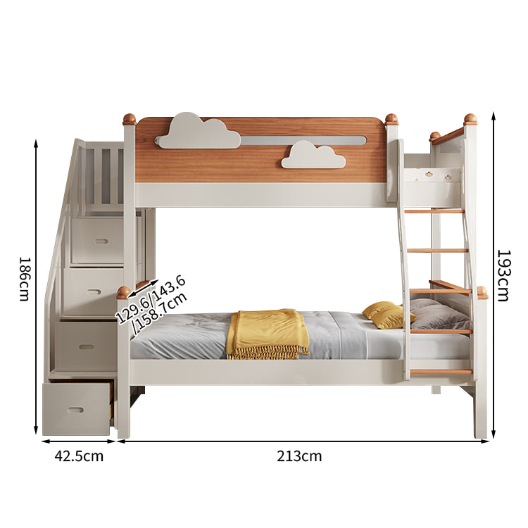 スライドベッド付き 引き出し  落下防止ガード 二段ベッド  水性塗料 天然木 モダン おしゃれ SCC-T028