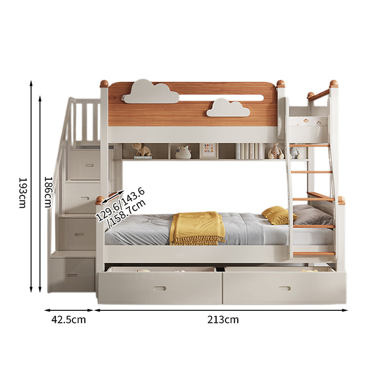 スライドベッド付き 引き出し  落下防止ガード 二段ベッド  水性塗料 天然木 モダン おしゃれ SCC-T028