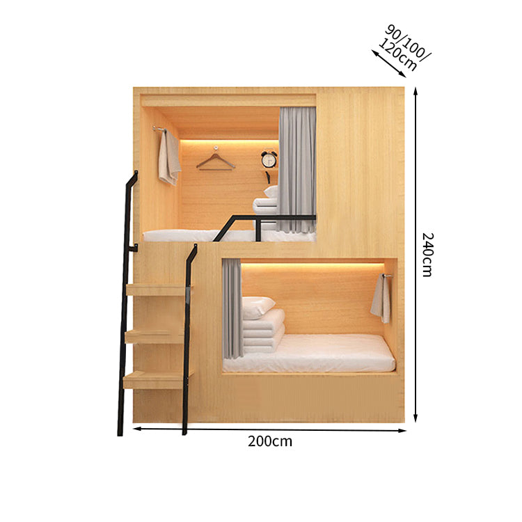 組立・設置込み 二段ベッド 親子ベッド はしご スチール 収納 開き戸 シューズボックス ナチュラル カスタマイズ可能 地域限定 SCC-T041