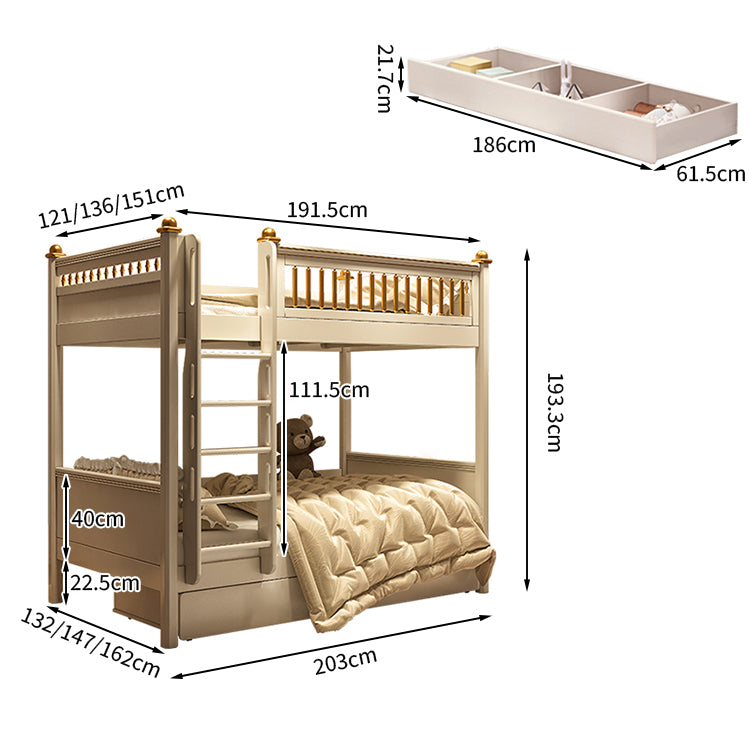 モダン オシャレ シック 二段ベッド 階段 はしご 収納 大容量 面取り加工 パーム ラバーウッド 天然木 カスタマイズ可能 SCC-T042