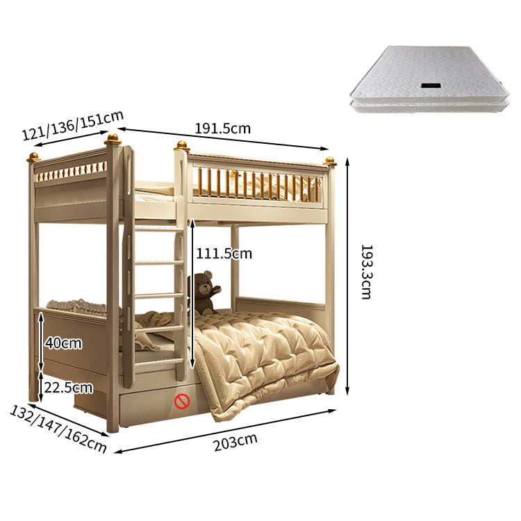 モダン オシャレ シック 二段ベッド 階段 はしご 収納 大容量 面取り加工 パーム ラバーウッド 天然木 カスタマイズ可能 SCC-T042