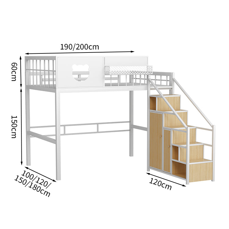 二段ベッド ベッドガード ベッド デスク 収納 階段 使い勝手 シンプル 安定性 スチールフレーム オープン収納 ワードローブ カスタマイズ可能 SCC-T049