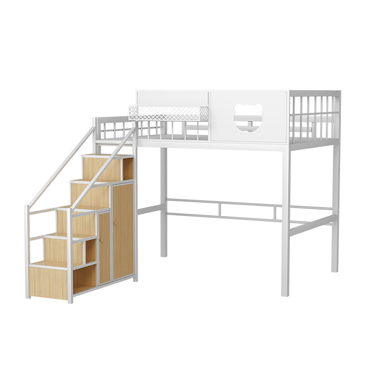 二段ベッド ベッドガード ベッド デスク 収納 階段 使い勝手 シンプル 安定性 スチールフレーム オープン収納 ワードローブ カスタマイズ可能 SCC-T049