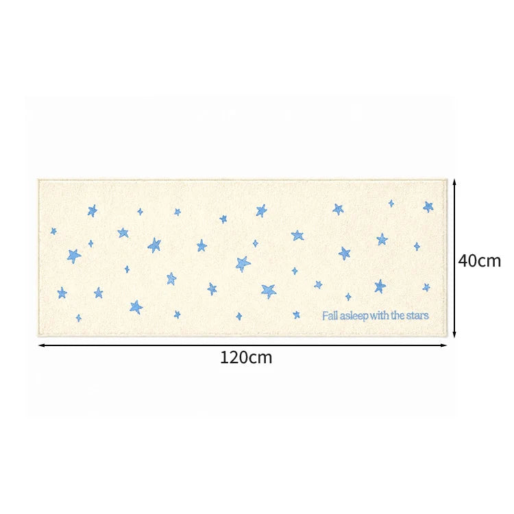 カーペット ラグマット 絨毯 マット 強固なパイル植毛 肌に優しい足触り フェイクシーピボア 厚みのある充填層 ホワイト カートゥーン カスタマイズ可能 DT-S004