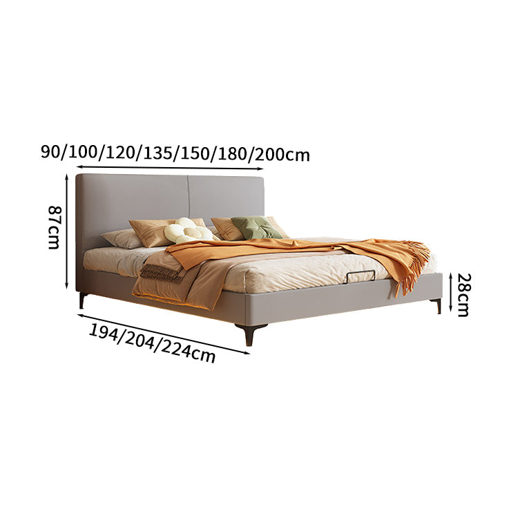 PUレザー 補強脚 アジャスター ウレタンフォーム LEDライト ベッド キング サイズ 二人用 天然木 カスタマイズ可能