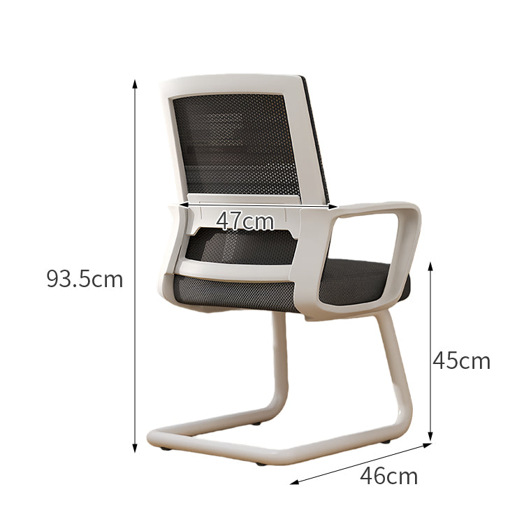 人間工学 ラテックス ウレタン メッシュ生地 可動式ランバーサポート ワークチェア オフィスチェア チェア シンプル ブラック BGY-T072