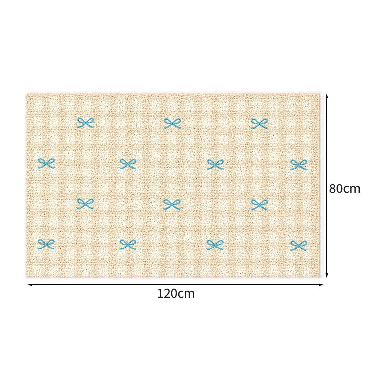 カーペット ラグマット 絨毯 マット 高靭性ループ メッシュループネット構造 速乾素材 ベストな厚み グリーン フレッシュ カスタマイズ可能 DT-S005
