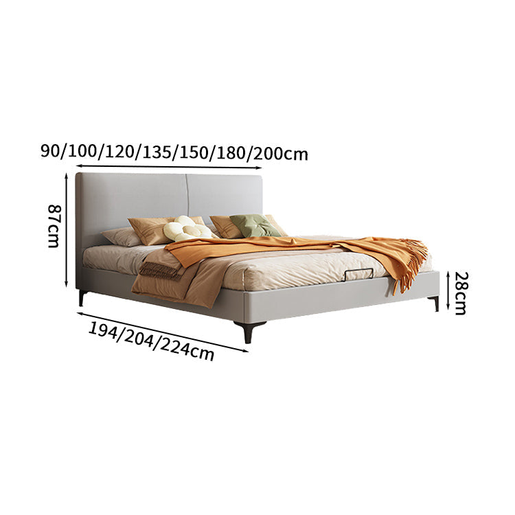 PUレザー 補強脚 アジャスター ウレタンフォーム LEDライト ベッド キング サイズ 二人用 天然木 カスタマイズ可能