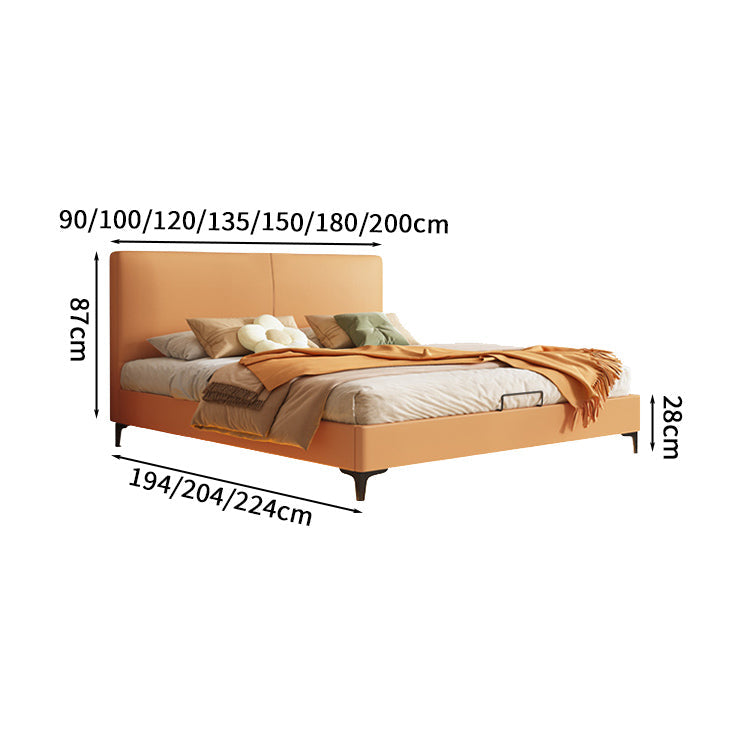 PUレザー 補強脚 アジャスター ウレタンフォーム LEDライト ベッド キング サイズ 二人用 天然木 カスタマイズ可能