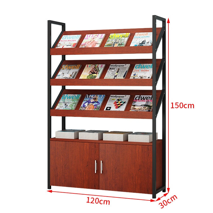 マガジンラック ディスプレイラック 書類整理棚 雑誌入れ 木目調 高耐荷重 アジャスター付き 緩衝蝶番付き 扉付き収納 シンプルモダン ホワイト ナチュラル KAGUYASU