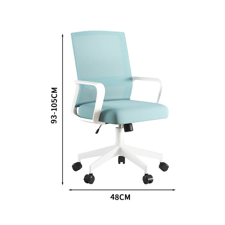 メッシュ生地 ハイバック PU製キャスター付き 腰痛 オフィスチェア オフィスチェアー パソコンチェア ワークチェア PCチェア コンパクト カスタマイズ可能 BGY-T006 TOMOKAGU