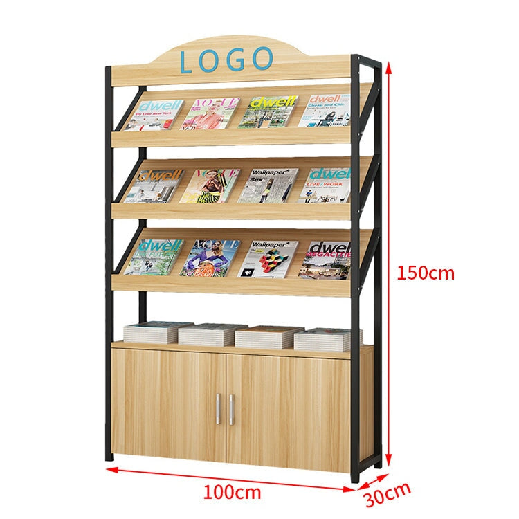 マガジンラック ディスプレイラック 書類整理棚 雑誌入れ 木目調 高耐荷重 アジャスター付き 緩衝蝶番付き 扉付き収納 シンプルモダン ホワイト ナチュラル KAGUYASU