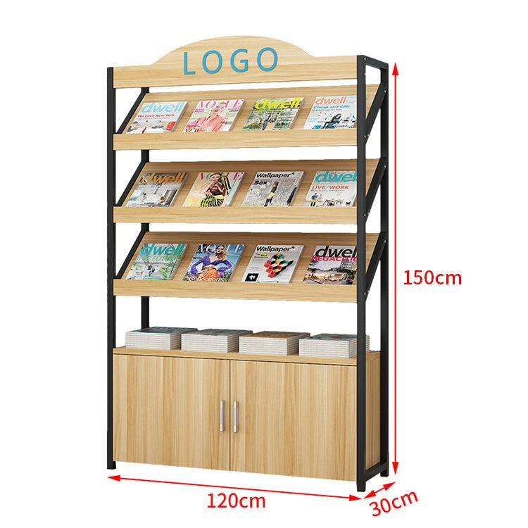 マガジンラック ディスプレイラック 書類整理棚 雑誌入れ 木目調 高耐荷重 アジャスター付き 緩衝蝶番付き 扉付き収納 シンプルモダン ホワイト ナチュラル KAGUYASU