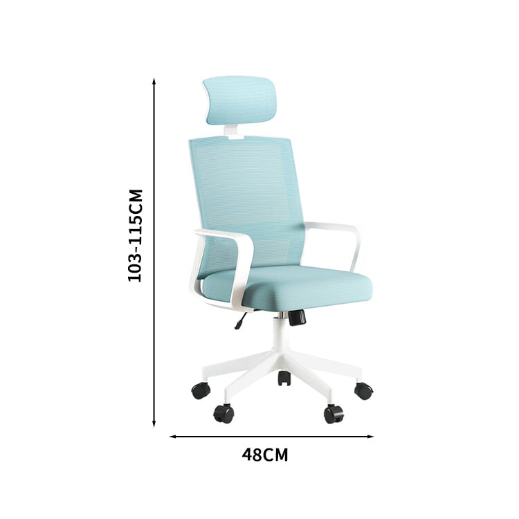 メッシュ生地 ハイバック PU製キャスター付き 腰痛 オフィスチェア オフィスチェアー パソコンチェア ワークチェア PCチェア コンパクト カスタマイズ可能 BGY-T006 TOMOKAGU