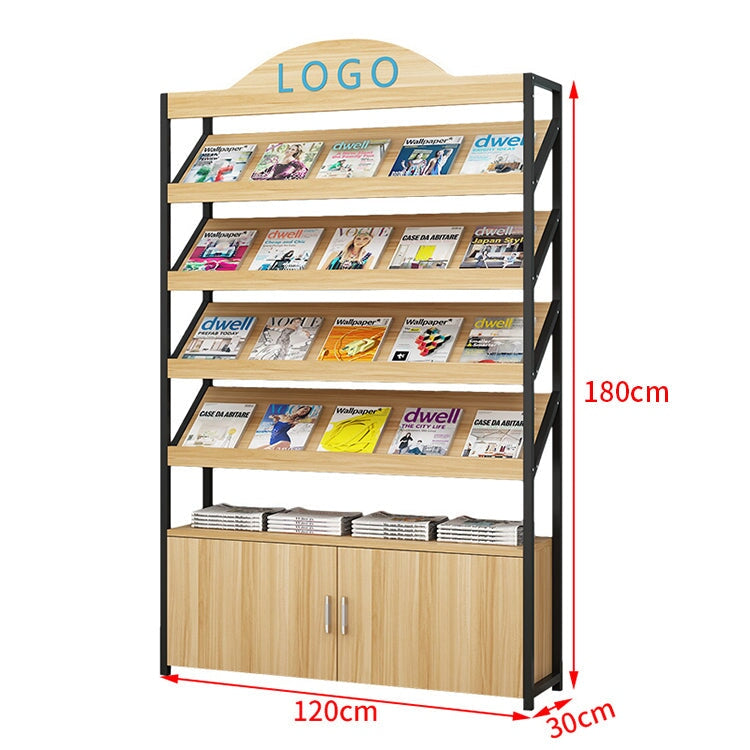 マガジンラック ディスプレイラック 書類整理棚 雑誌入れ 木目調 高耐荷重 アジャスター付き 緩衝蝶番付き 扉付き収納 シンプルモダン ホワイト ナチュラル KAGUYASU