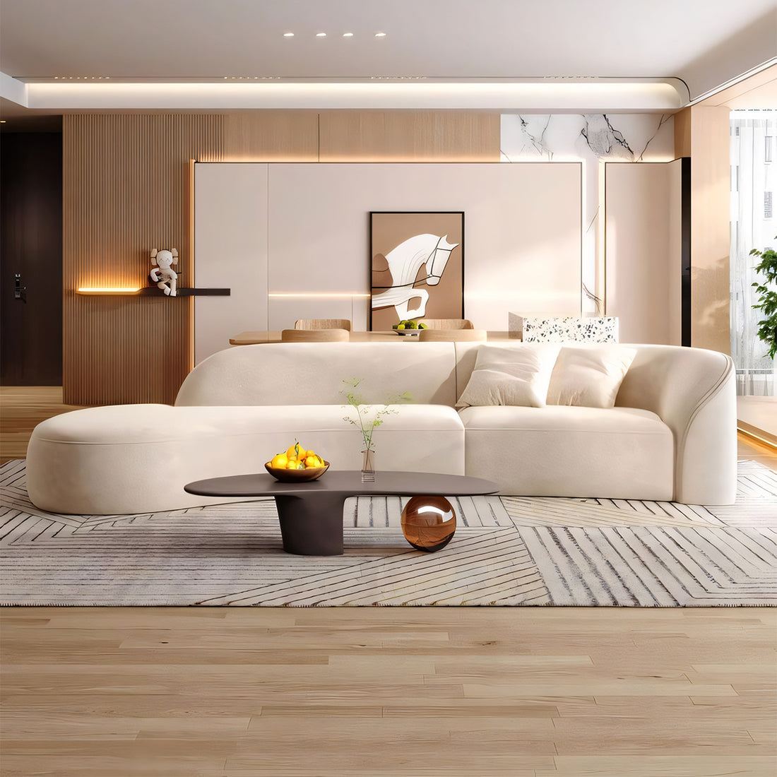 ソファー 人工スエード生地 クッション 高密度ウレタンフォーム 背もたれ 天然木フレーム パイン材 SNSF-T125