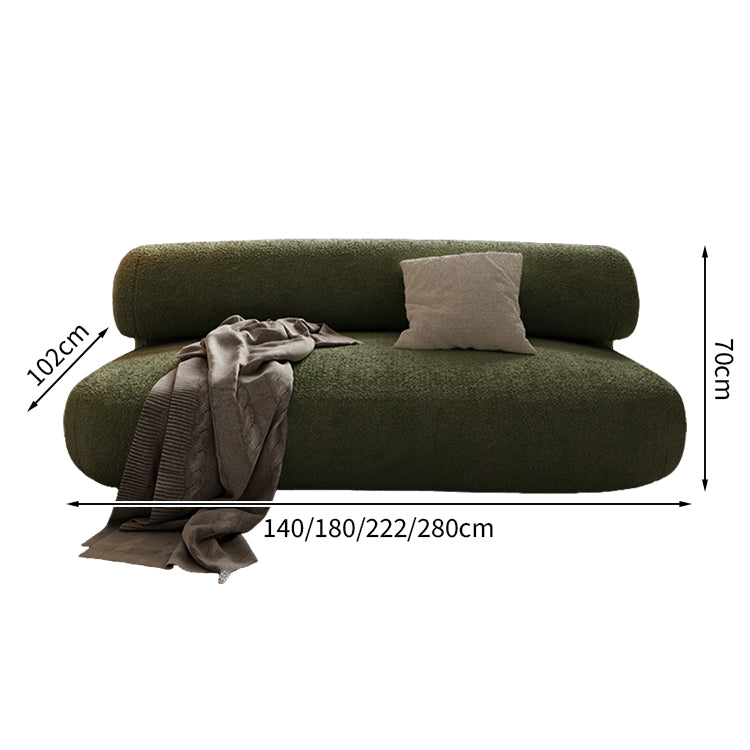 ソファー スタイリッシュ フリース生地 広い座面 クッション 高密度ウレタンフォーム 天然木フレーム SNSF-T128