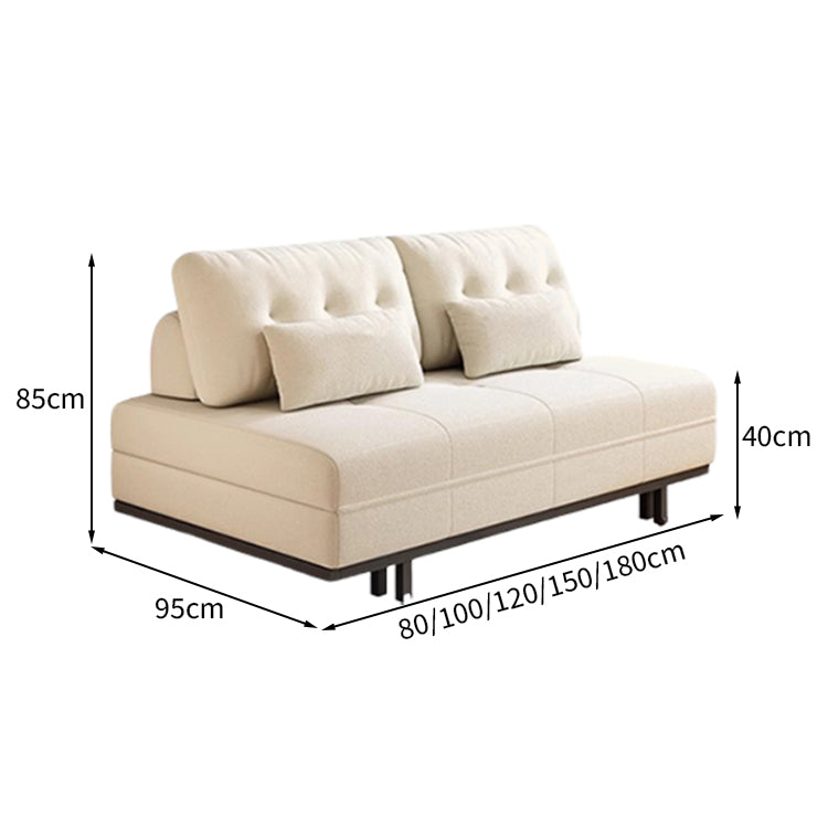 ソファー ソファベッド シンプル フランネル生地 クッション 高反発ウレタンフォーム スチールフレーム カーボンスチール SNSF-T129