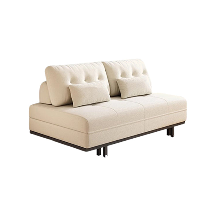 ソファー ソファベッド シンプル フランネル生地 クッション 高反発ウレタンフォーム スチールフレーム カーボンスチール SNSF-T129