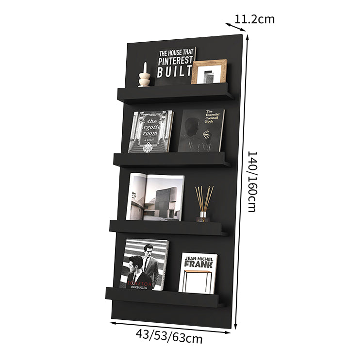 マガジンラック パンフレットスタンド 雑誌ラック オフィス収納 収納ラック 多段式デザイン 落下防止ガード メラミン化粧板 ZZJ-T006