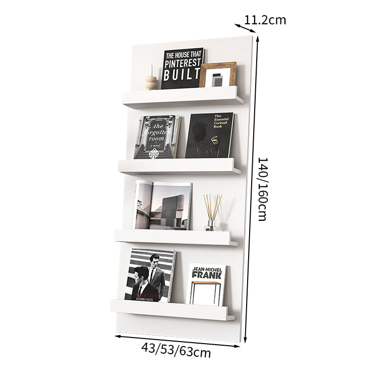 マガジンラック パンフレットスタンド 雑誌ラック オフィス収納 収納ラック 多段式デザイン 落下防止ガード メラミン化粧板 ZZJ-T006
