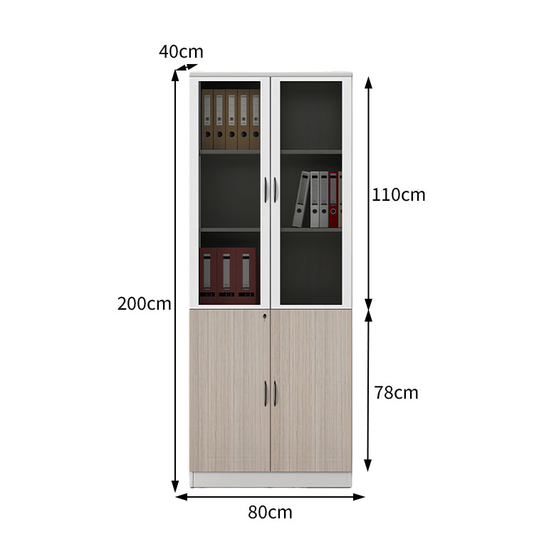 収納キャビネット キャビネット ロック付き メラミン化粧板 蝶番 シンプル 洗練された 高級感 カスタマイズ可能 MG-CWG-GH17